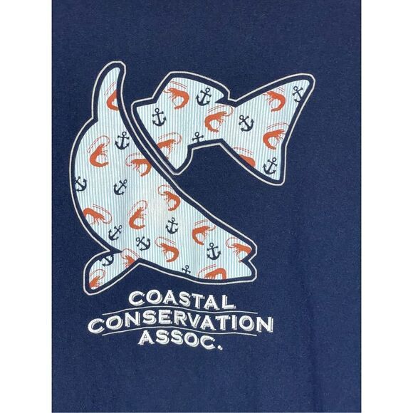 Men’s Fish T Shirt Coastal Conservation Association CCA Size Small - Picture 2 of 7